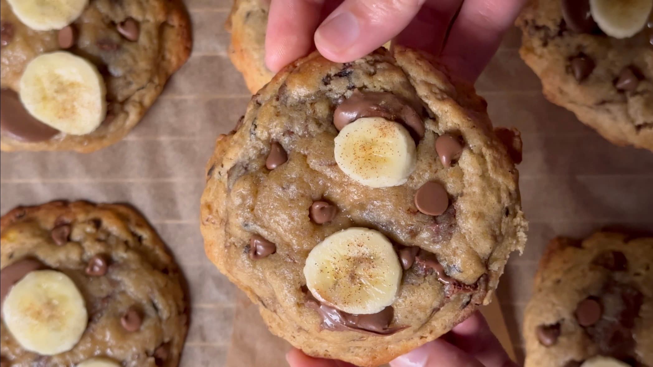 Banana Chocolate Chip Cookie