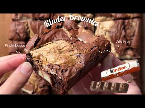 Fudgy Kinder Brownies